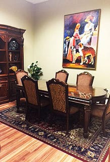 Interior of The Office of Triangle Law Group